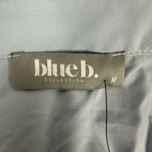 Blue b Womens Baby Blue & Pink Sequin Fringe Cowboy Boot Print Button-Up Shirt M - Picture 4 of 7